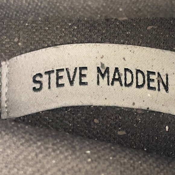 Steve Madden Mens Leather Boots (Size 10US 43EU/Black Gray) main image 7